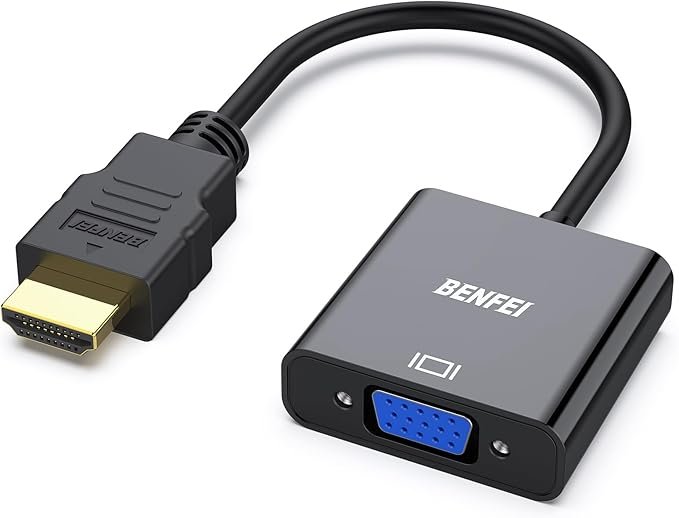 Convertisseur HDMI vers VGA – Adaptateur Vidéo avec Audio