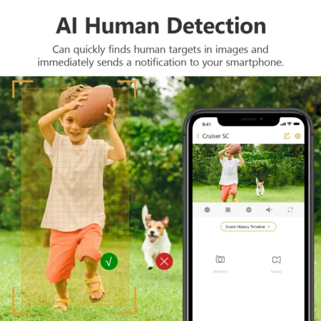 Caméra de Surveillance Extérieure IMOU Cruiser SC 5MP – Image 4